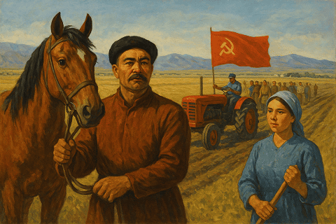 Коллективизация сельского хозяйства в Казахстане: цели, ход и последствия. Конец новой экономической политики